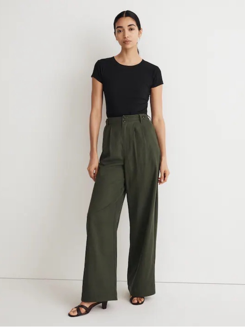 NWT Harlow Wide Leg Trousers — Tall